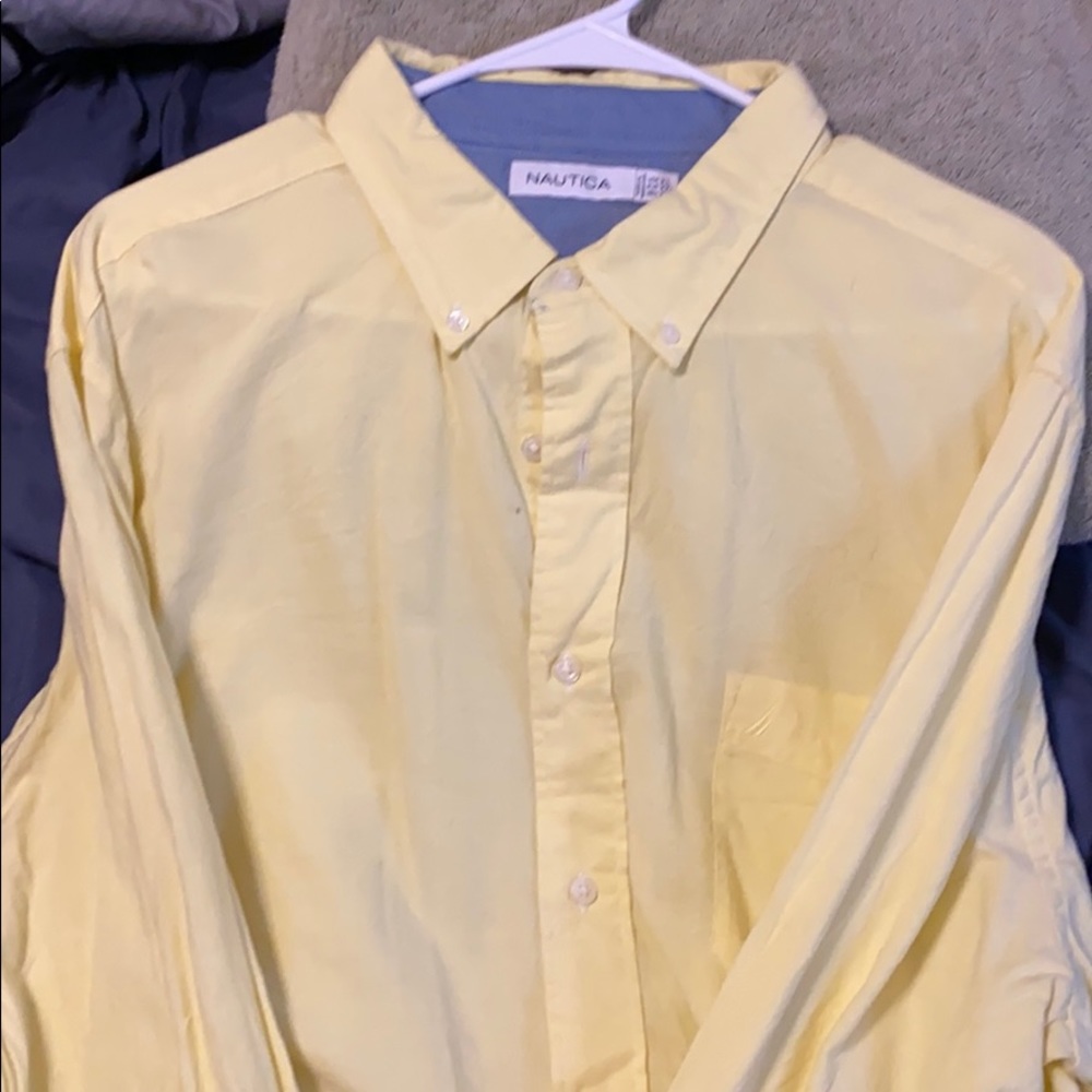 Nautica long sleeve button down shirt